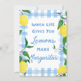 Als het leven je citroenen geeft Aquarel kaart