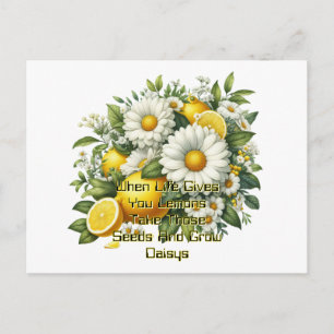 Als het leven je citroenen geeft briefkaart