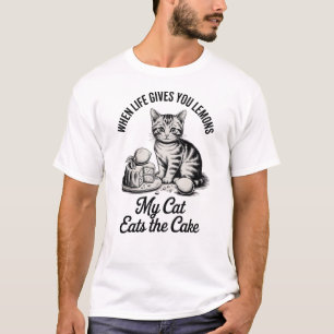 Als het Leven Je Citroenen Geeft Eet Mijn Kat De T T-shirt