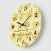 Als het leven je citroenen geeft grote klok (Hoek)