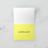 Als het leven je citroenen geeft... kaart (Binnen)