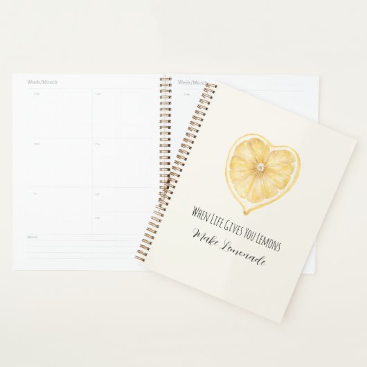 Als het Leven Je Citroenen Geeft Maak Citroenlimon Planner (Display)