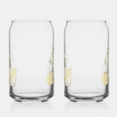 Als het leven je citroenen geeft, maak dan limonad blikvorm glas (Rechts)
