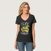 Als het leven je citroenen geeft, maak dan limonad t-shirt (Voorkant volledig)