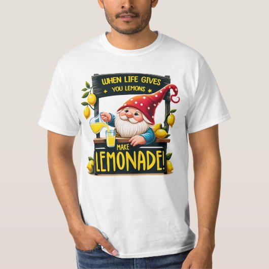 Als het leven je citroenen geeft, maak dan limonad t-shirt (Voorkant)