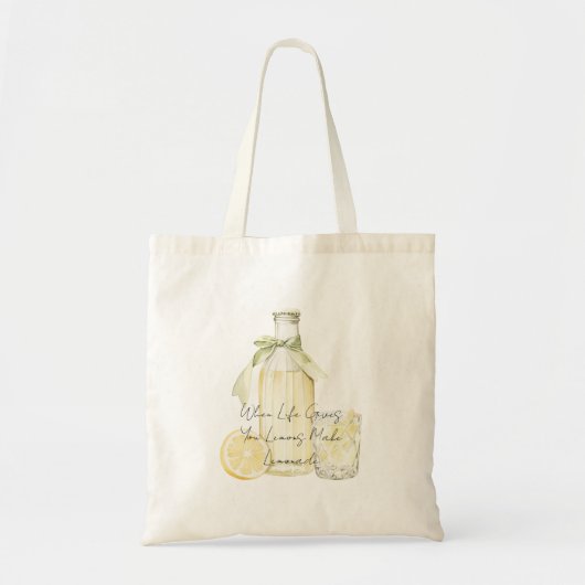 Als het leven je citroenen geeft, maak dan limonad tote bag (Voorkant)