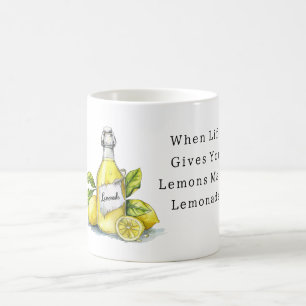 Als het leven je citroenen geeft maak je limonade koffiemok