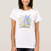 Als het leven je citroenen geeft – maak limonade t-shirt (Voorkant)