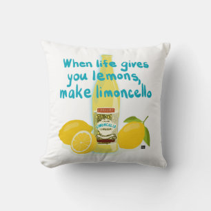 Als het leven je citroenen geeft - Maak Limoncello Kussen