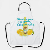 Als het leven je citroenen geeft - Maak Limoncello Schort (Voorkant)