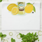 Als het leven je citroenen geeft - Maak Limoncello Theedoek (Gevouwen)