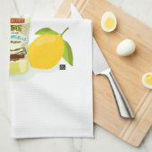 Als het leven je citroenen geeft - Maak Limoncello Theedoek (Quarter Fold)