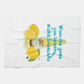 Als het leven je citroenen geeft - Maak Limoncello Theedoek (Horizontaal)
