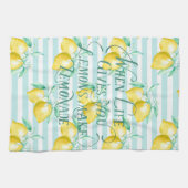 Als het leven je citroenen geeft | Motivatie prijs Theedoek (Horizontaal)