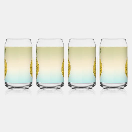 Als het Leven je Citroenen geeft Optimisme Blikvorm Glas (Rechts)