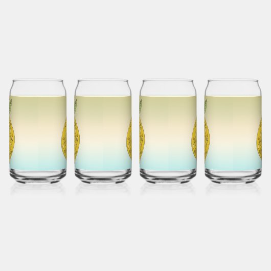 Als het Leven je Citroenen geeft Optimisme Blikvorm Glas (Links)