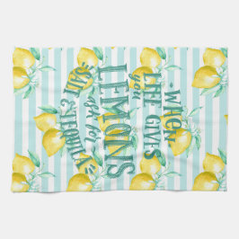 Als het leven je citroenen geeft | Prijsopgave voo Theedoek