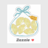 "Als het leven je citroenen geeft" Sticker (Vel)