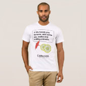 Als het leven je citroenen geeft t-shirt (Voorkant volledig)