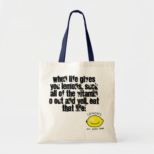 Als het leven je citroenen geeft... tote bag (Voorkant)