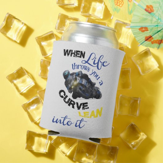 Als het leven je een curve geeft blikjeskoeler (Insitu Zomer)