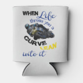 Als het leven je een curve geeft blikjeskoeler (Voorkant)