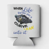 Als het leven je een curve geeft blikjeskoeler (Achterkant)