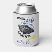 Als het leven je een curve geeft blikjeskoeler (Blikje Achterkant)