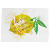 Als het leven je een leemon geeft, maak limonade groot cadeauzakje (Achterkant)