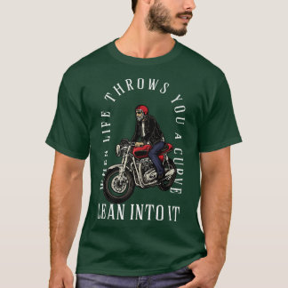 Als het leven je een munt in de beweging gooit t-shirt