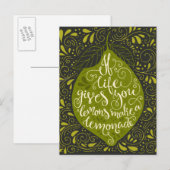 Als het leven je emons een limonade geeft briefkaart (Voorkant / Achterkant)