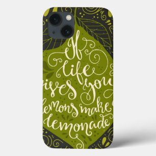 Als het leven je emons een limonade geeft iPhone 13 hoesje