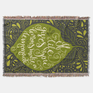 Als het leven je emons een limonade geeft deken