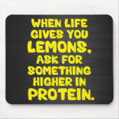 Als het leven je emons geeft, vraag dan om meer ei muismat (Voorkant)