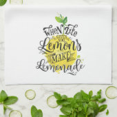 Als het leven je leemons geeft, maak dan limonadeh theedoek (Gevouwen)