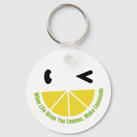 Als het leven je leemons geeft, maak limonade sleutelhanger (Voorkant)