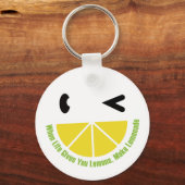 Als het leven je leemons geeft, maak limonade sleutelhanger (Voorkant)