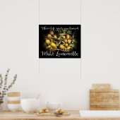 Als het leven je leemons laat limoncello maken poster (Keuken)