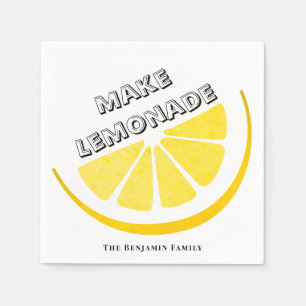 Als het leven je leemons laat zien dat limonade ge servet