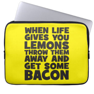 Als het leven je leemten geeft, krijg dan wat baco laptop sleeve