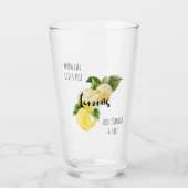 Als het leven je Lemons bijbrengt Tequila Glas (Voorkant)