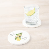 Als het leven je Lemons bijbrengt Tequila Zandsteen Onderzetter (Zijkant)