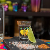 Als het leven je Lemons Funny Lemon Waterverf geef Shot Glas