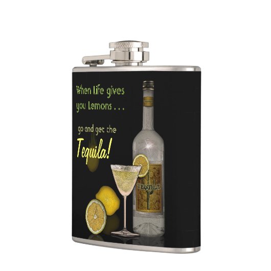 Als het leven je Lemons geeft... Heupfles (Links)