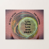 Als het leven je Lemons je leven geeft met Zest Legpuzzel (Horizontaal)