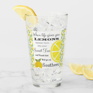 Als het leven je LEMONS Southern Humor geeft Glas
