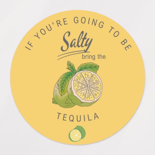 Als het leven je limoenen Drink labels geeft (Design 1)