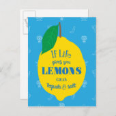 Als het leven je luiers geeft, pak dan Tequila en Briefkaart (Voorkant / Achterkant)