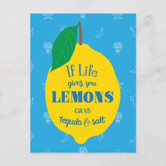 Als het leven je luiers geeft, pak dan Tequila en Briefkaart (Voorkant)