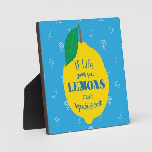 Als het leven je luiers geeft, pak dan Tequila en Fotoplaat (Voorkant)